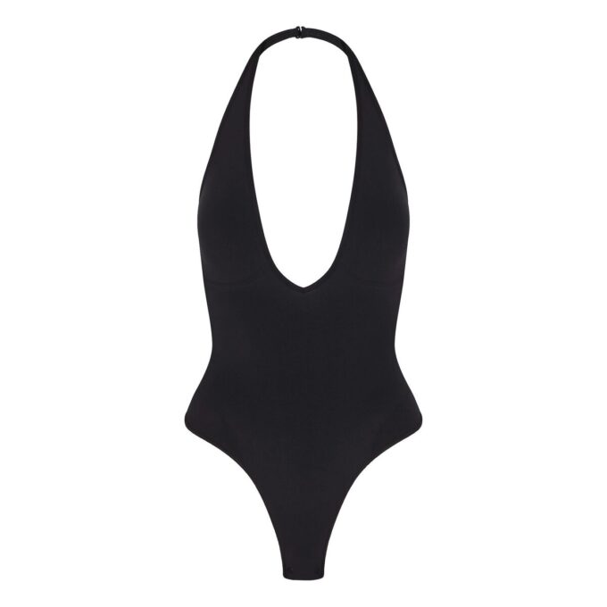 Nahtloser, tief ausgeschnittener String-Body Nahtloser, tief ausgeschnittener String-Body