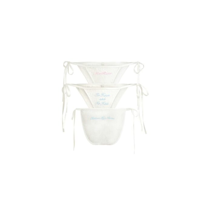 NEUHEIT UNTERWÄSCHE – 3ER-PACK BESTICKTE BIKINI NEUHEIT UNTERWÄSCHE – 3ER-PACK BESTICKTE BIKINI