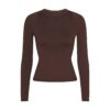NikeSKIMS AIRY Langarmshirt mit Rundhalsausschnitt