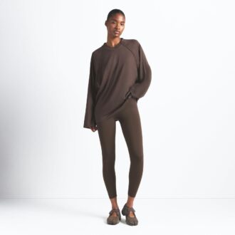 NikeSKIMS AIRY V-NECK OVERSIZED LANGARM-TOP