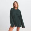 NikeSKIMS AIRY V-NECK OVERSIZED LANGARM-TOP