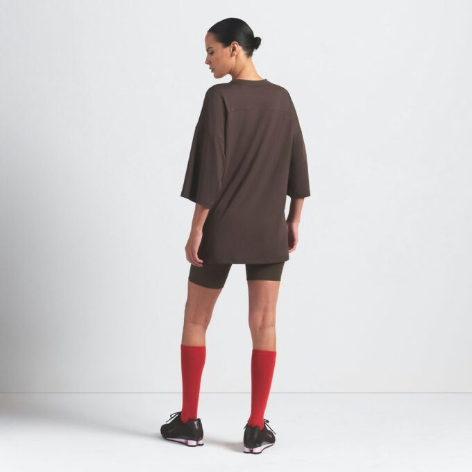 NikeSKIMS AIRY V-NECK OVERSIZED TOP