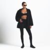 NikeSKIMS GESCHNITTENE NYLON-TRAININGSJACKE IN ÜBERGRÖSSE
