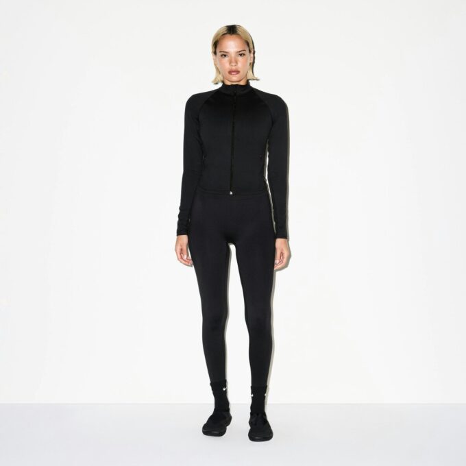 NikeSKIMS MATTE MOCK NECK FULL ZIP JACKE