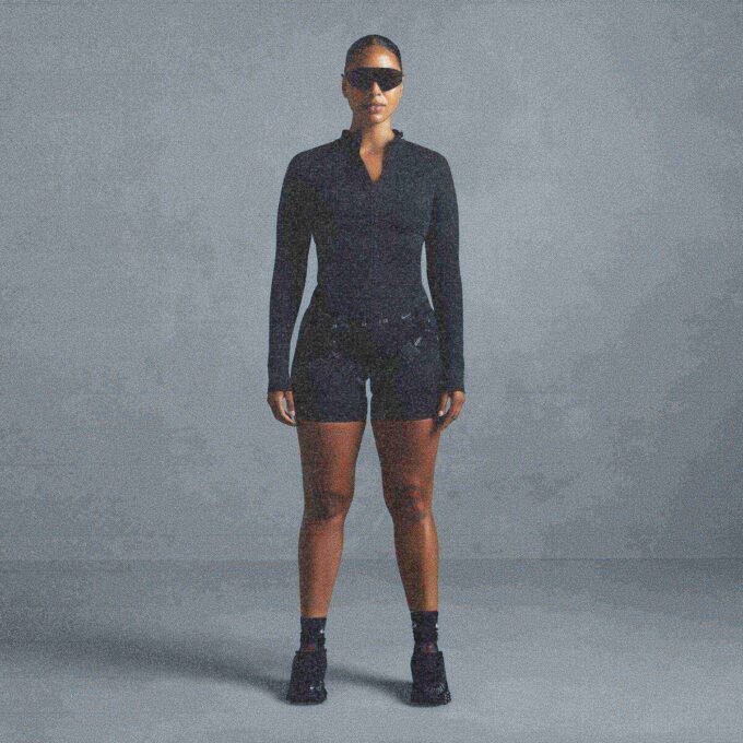 NikeSKIMS MATTE MOCK NECK FULL ZIP JACKE