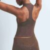 NikeSKIMS MATTE MOCK NECK RACER TANK
