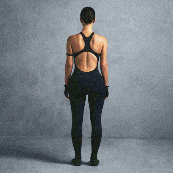 NikeSKIMS MATTE RACER LANGER EINTEILER