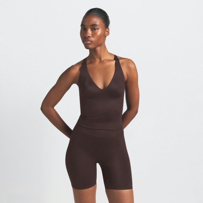 NikeSKIMS SHINE V-Ausschnitt Tanktop