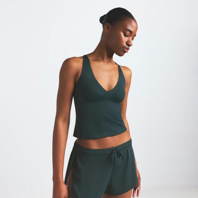 NikeSKIMS SHINE V-Ausschnitt Tanktop