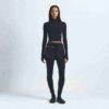NikeSKIMS VINTAGE NAHTLOSES MOCK NECK CROP TOP NikeSKIMS VINTAGE NAHTLOSES MOCK NECK CROP TOP