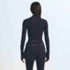 NikeSKIMS VINTAGE NAHTLOSES MOCK NECK CROP TOP NikeSKIMS VINTAGE NAHTLOSES MOCK NECK CROP TOP