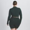 NikeSKIMS VINTAGE NAHTLOSES MOCK NECK CROP TOP NikeSKIMS VINTAGE NAHTLOSES MOCK NECK CROP TOP