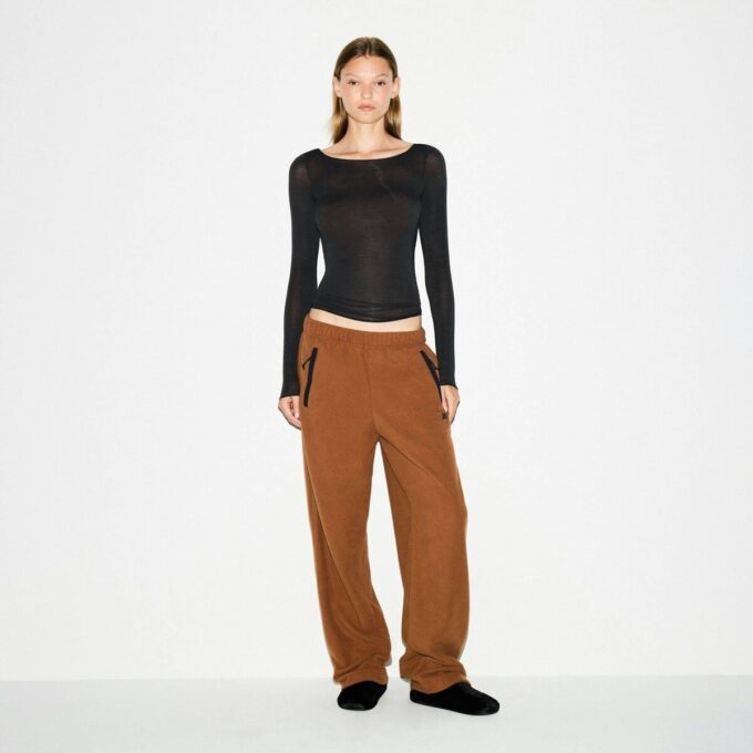 Outdoor-Fleecehose mit geradem Bein Outdoor-Fleecehose mit geradem Bein