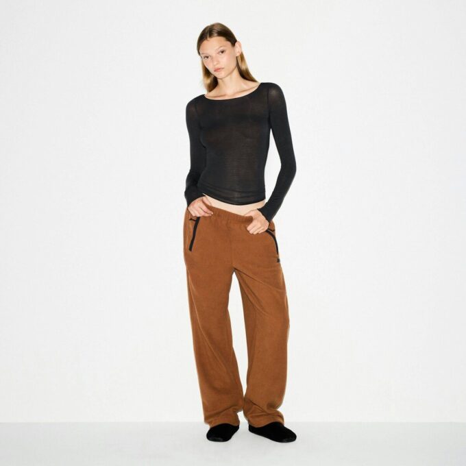Outdoor-Fleecehose mit geradem Bein Outdoor-Fleecehose mit geradem Bein