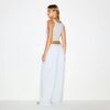 Oversize-Hose aus Baumwollfleece mit doppeltem Bund Oversize-Hose aus Baumwollfleece mit doppeltem Bund