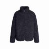 Oversize-Jacke aus Kunstpelz mit Stehkragen Oversize-Jacke aus Kunstpelz mit Stehkragen