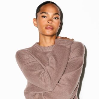Oversize-Pullover aus Kaschmir