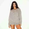 Oversize-Pullover aus Wolle und Kaschmir mit V-Ausschnitt Oversize-Pullover aus Wolle und Kaschmir mit V-Ausschnitt