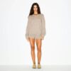 Oversize-Pullover aus Wolle und Kaschmir mit V-Ausschnitt Oversize-Pullover aus Wolle und Kaschmir mit V-Ausschnitt