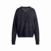 Oversize-Pullover aus Wolle und Kaschmir mit V-Ausschnitt