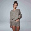 Oversize-Pullover aus Wolle und Kaschmir mit V-Ausschnitt Oversize-Pullover aus Wolle und Kaschmir mit V-Ausschnitt