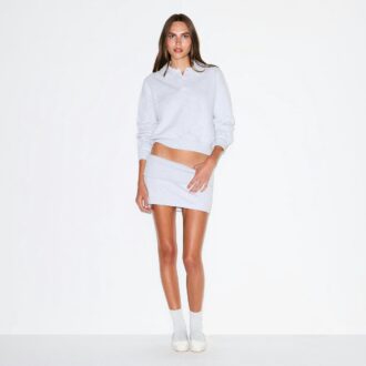Poloshirt aus Baumwollfleece