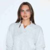 Poloshirt aus Baumwollfleece Poloshirt aus Baumwollfleece