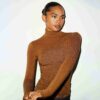 Rollkragenpullover aus Baumwolljersey Rollkragenpullover aus Baumwolljersey