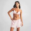 Schlafshorts aus Baumwollpopeline Schlafshorts aus Baumwollpopeline