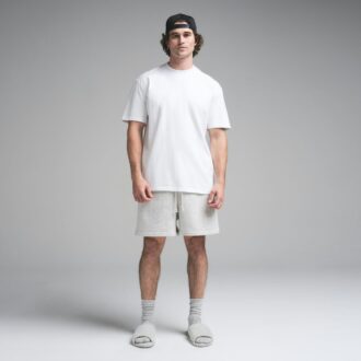 SCHWERES BAUMWOLL-HERREN-T-SHIRT MIT RELAXED-SCHNITTEN