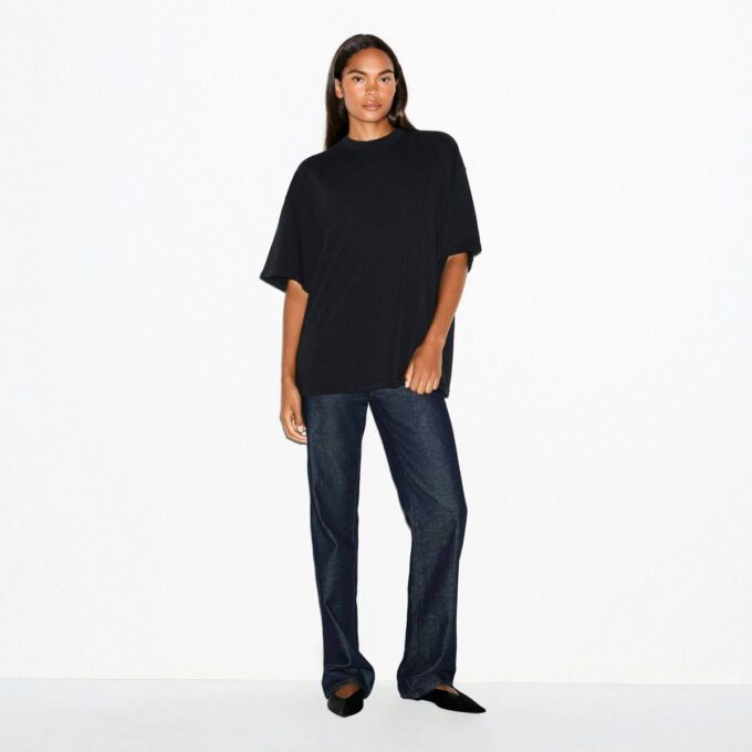 SCHWERES BAUMWOLL-OVERSIZE-T-SHIRT