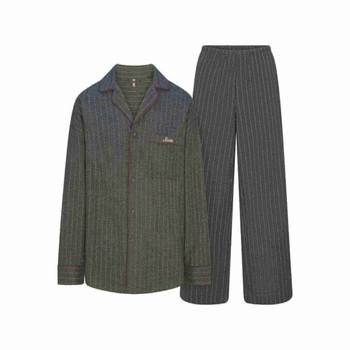 SCHWERES FLANELL-SCHLAFSET