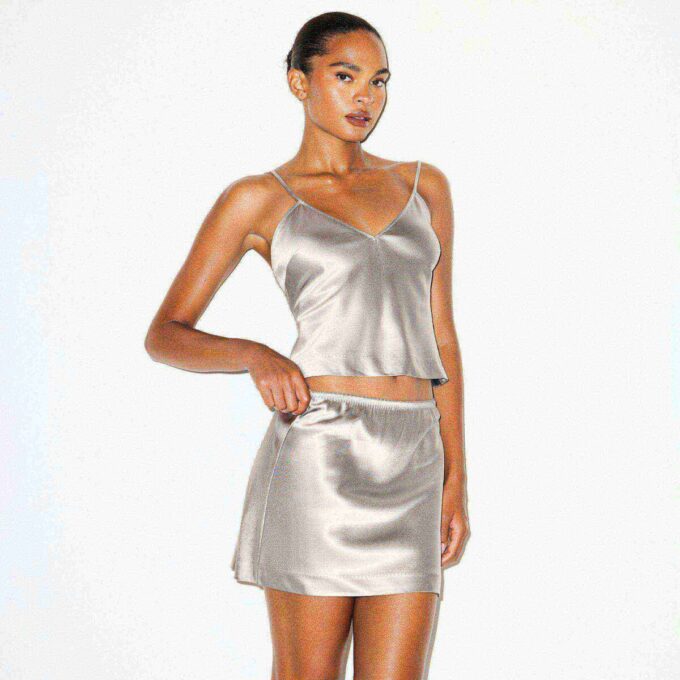 SCHWERES SATIN-CAMI SCHWERES SATIN-CAMI