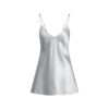 SCHWERES SATIN-CAMI-MINIKLEID SCHWERES SATIN-CAMI-MINIKLEID
