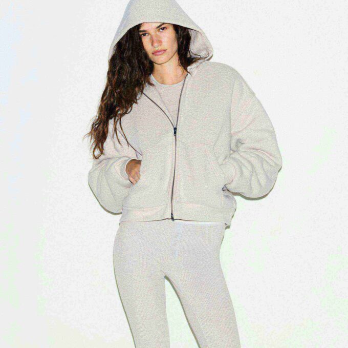 SCHWERGEWICHT FLEECE BOXY REISSVERSCHLUSS HOODIE SCHWERGEWICHT FLEECE BOXY REISSVERSCHLUSS HOODIE