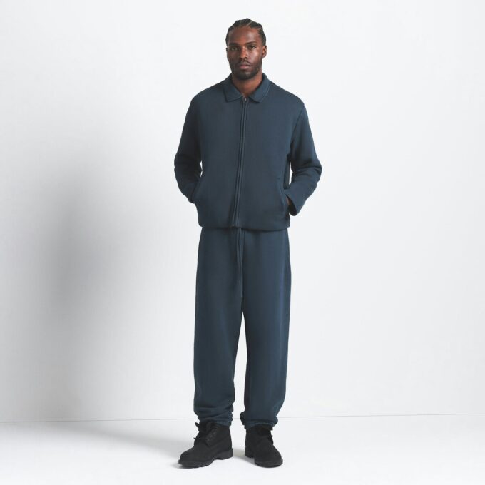 SCHWERGEWICHTIGE FLEECE-HERRENJACKE MIT SHERPA-FUTTER UND REISSVERSCHLUSS SCHWERGEWICHTIGE FLEECE-HERRENJACKE MIT SHERPA-FUTTER UND REISSVERSCHLUSS