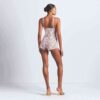 Set aus Stretch-Spitzen-Dreiecks-Cami und Shorts