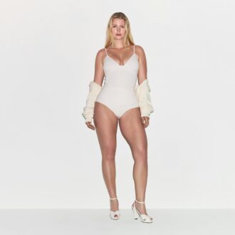 Shapewear-Stringbody aus Baumwolle