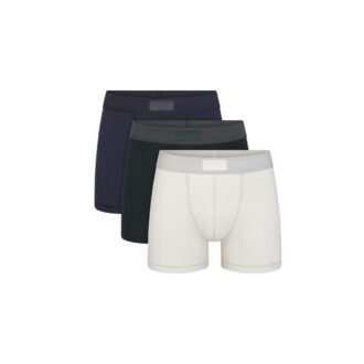 SKIMS Baumwoll-Boxershorts für Herren, 3er-Pack (7,6 cm)