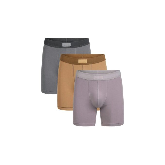SKIMS Baumwoll-Boxershorts für Herren, 5 Zoll, 3er-Pack SKIMS Baumwoll-Boxershorts für Herren, 5 Zoll, 3er-Pack