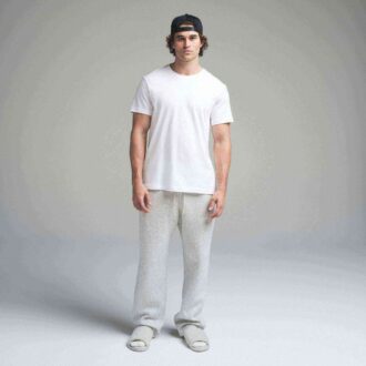 SKIMS BAUMWOLL-HERREN-KLASSISCHES T-SHIRT