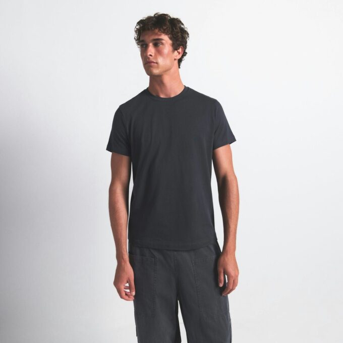 SKIMS BAUMWOLL-HERREN-KLASSISCHES T-SHIRT SKIMS BAUMWOLL-HERREN-KLASSISCHES T-SHIRT