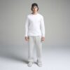 SKIMS BAUMWOLL-HERREN-LANGARM-T-SHIRT SKIMS BAUMWOLL-HERREN-LANGARM-T-SHIRT