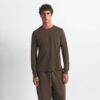 SKIMS BAUMWOLL-HERREN-LANGARM-T-SHIRT SKIMS BAUMWOLL-HERREN-LANGARM-T-SHIRT