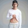 SKIMS BAUMWOLL-HERREN-LANGARM-T-SHIRT SKIMS BAUMWOLL-HERREN-LANGARM-T-SHIRT