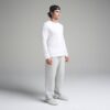 SKIMS BAUMWOLL-HERREN-LANGARM-T-SHIRT SKIMS BAUMWOLL-HERREN-LANGARM-T-SHIRT
