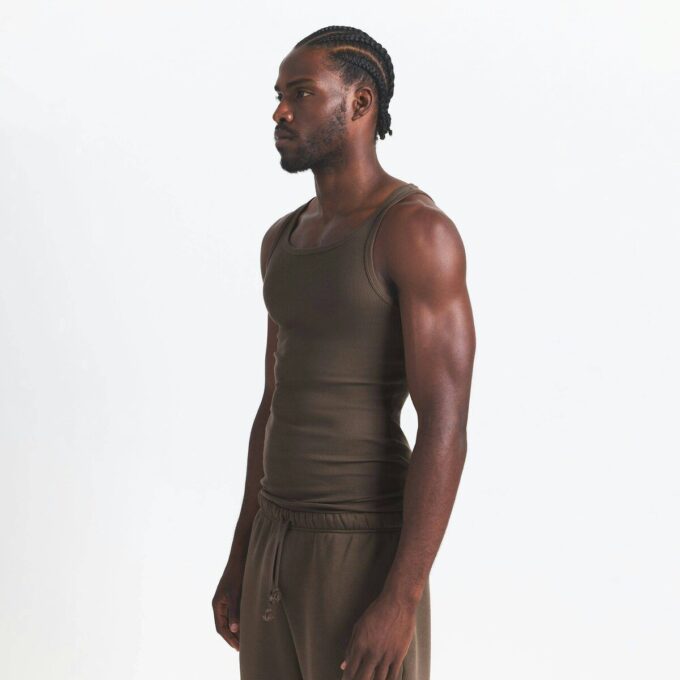 SKIMS Baumwoll-Rib-Tanktop für Herren, 3er-Pack