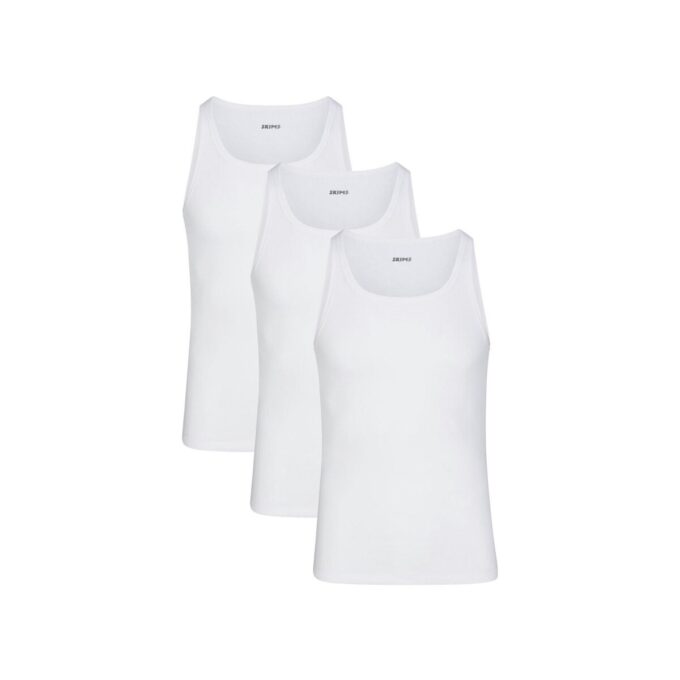 SKIMS Baumwoll-Rib-Tanktop für Herren, 3er-Pack SKIMS Baumwoll-Rib-Tanktop für Herren, 3er-Pack