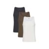 SKIMS Baumwoll-Rib-Tanktop für Herren, 3er-Pack