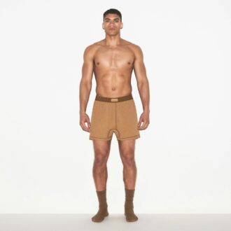 SKIMS Baumwoll-Strickboxershorts für Herren